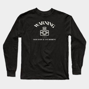 Funny Photography Design Long Sleeve T-Shirt